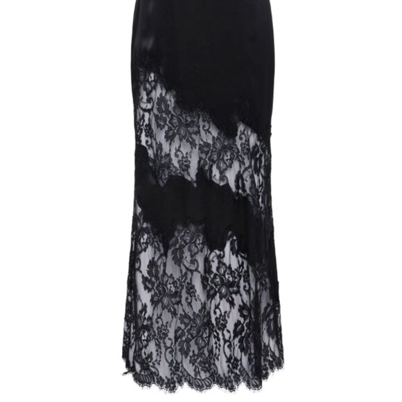 L'AGENCE Silvana Silk Lace Gown - Picture 4 of 6